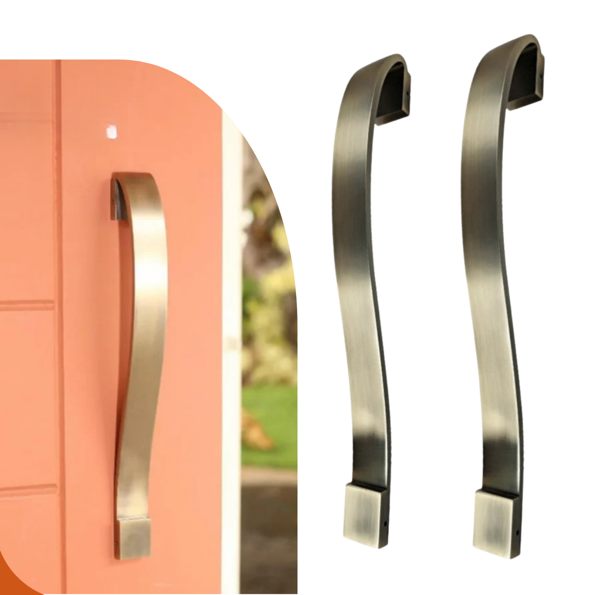 Puxador Duplo Antique Italy Line