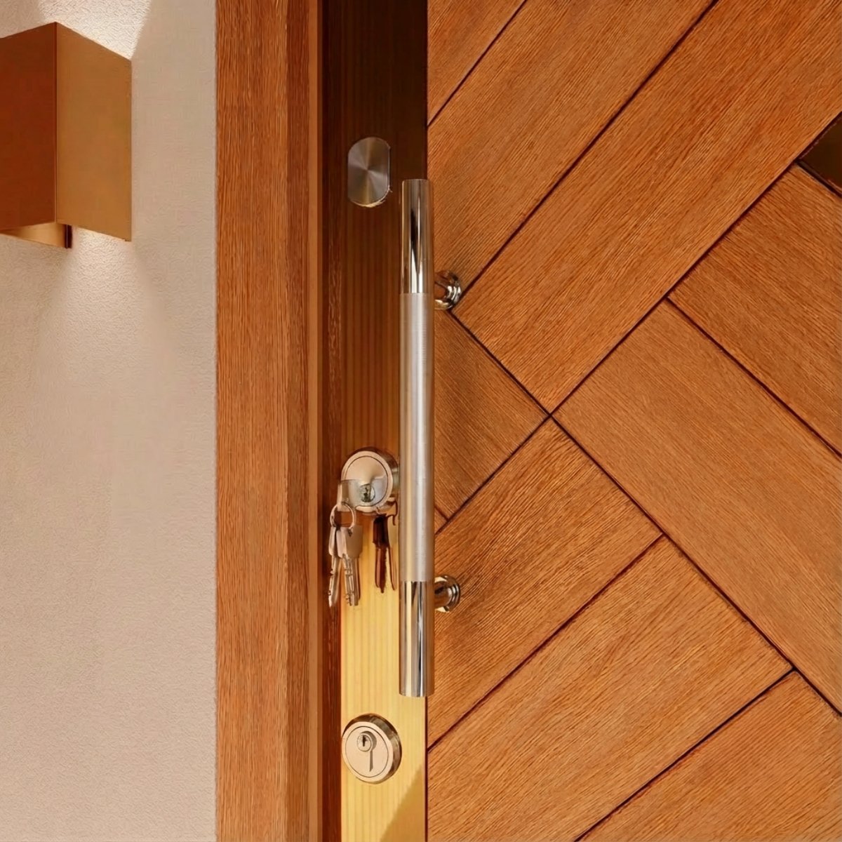 Puxador Dupla Fixação para Portas Inox 202 Polido e Escovado DF996